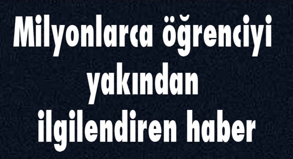 Milyonlarca öğrenciyi yakından ilgilendiren protokol hayata geçiyor