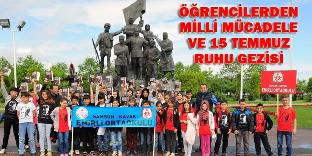 Minik öğrenciler Ata'sının izinde