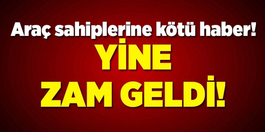 Motorine bu gece yarısından itibaren zam yapıldı