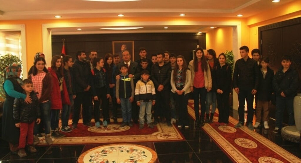 Muay Thai sporcularından Kaymakam Yıldız’a ziyaret