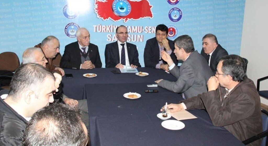 Mustafa Keskin'den Kamu-Sen'e ziyaret