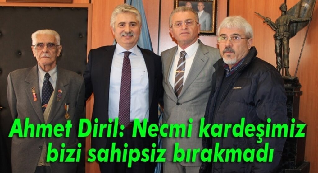 Necmi Çamaş gazilerle buluştu