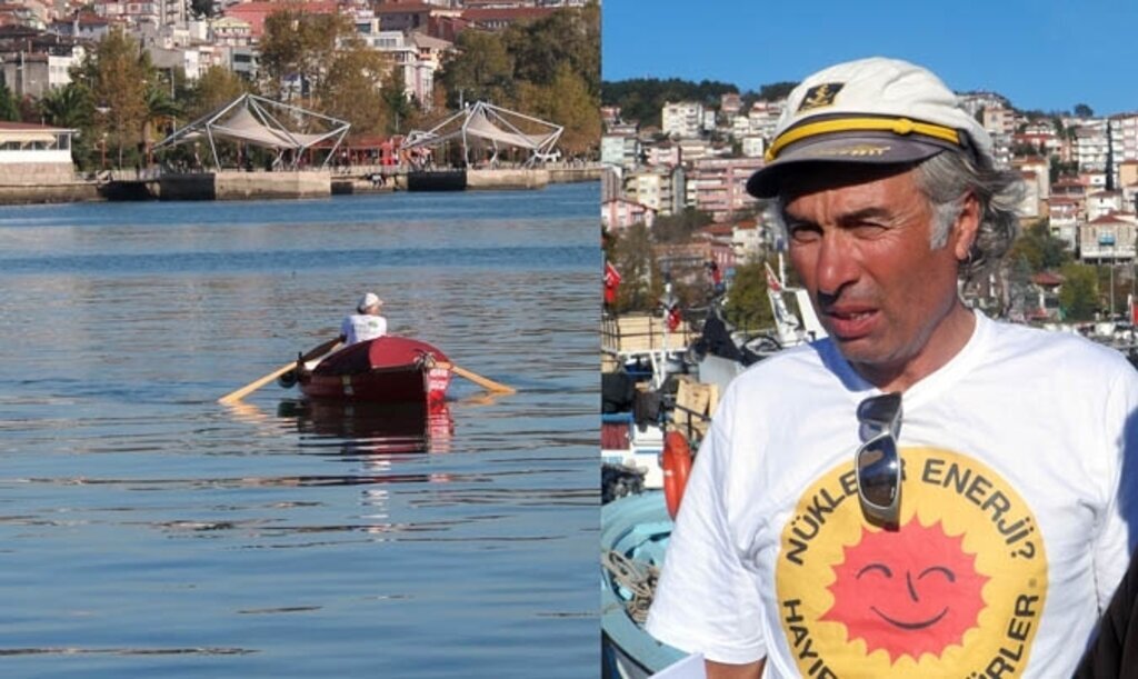 Nükleer santrallere tepki için Karadeniz'de kürek çekiyor