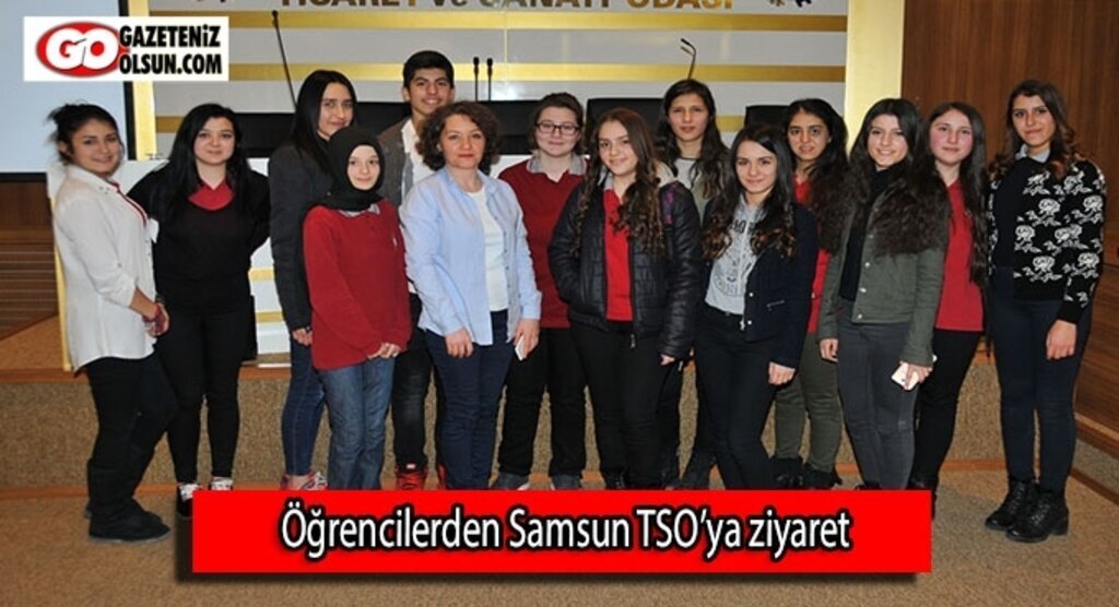Öğrencilerden Samsun TSO’ya ziyaret