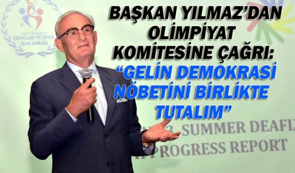 Olimpiyat Komitesi'ne çağrı; gelin birlikte nöbet tutalım
