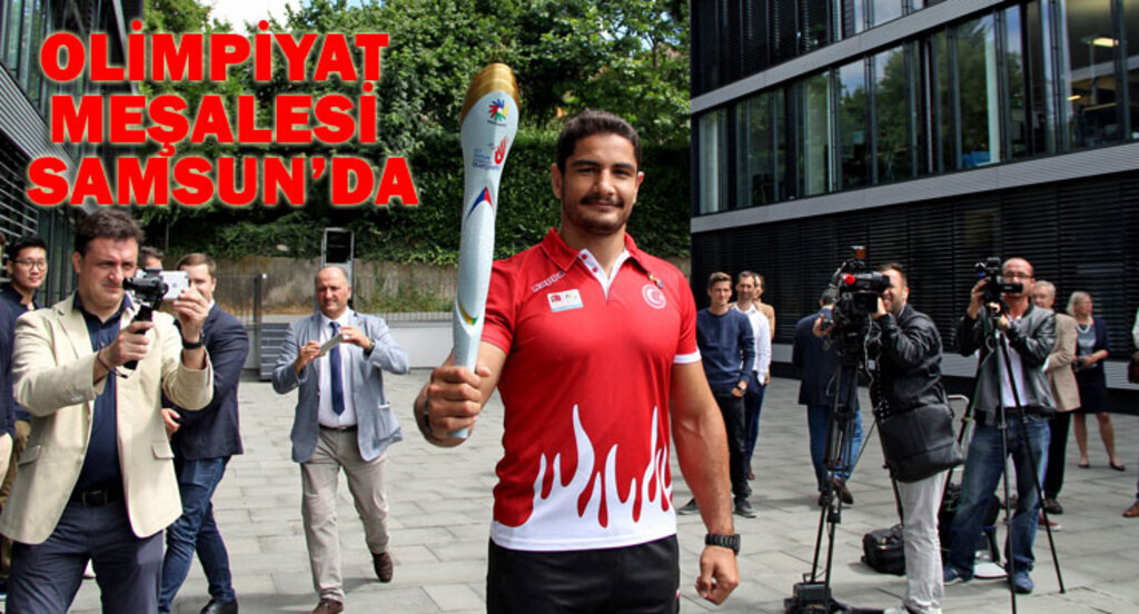 Olimpiyat Meşalesi Samsun'a geldi