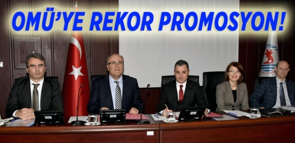 OMÜ banka promosyonunda rekora imza attı