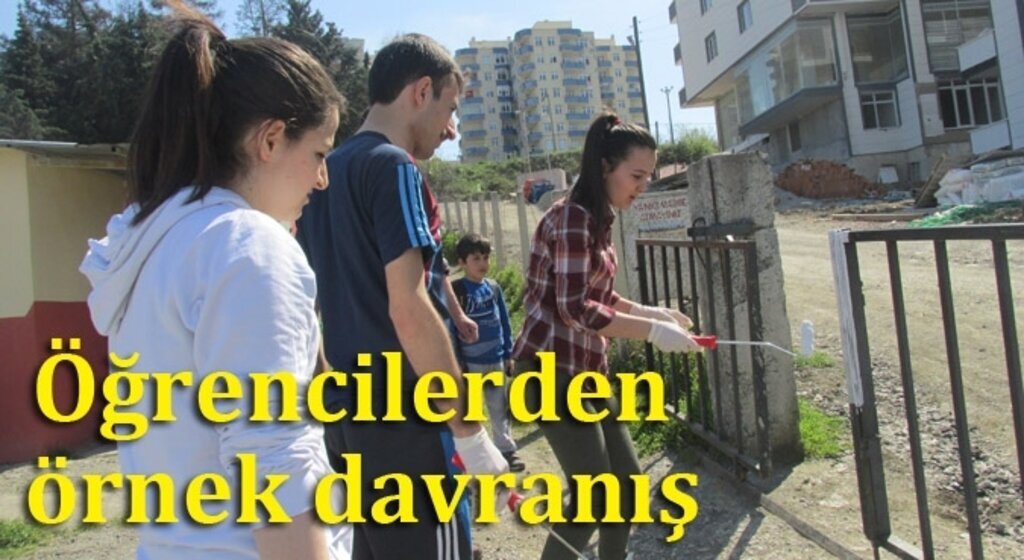 OMÜ öğrencilerinden İlkokul onarım projesi