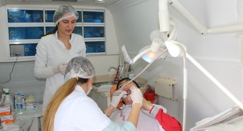 OMÜ’den Havza'da ağız ve diş sağlığı taraması