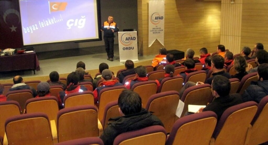 Ordu'da AFAD tarafından çığ eğitimi verildi