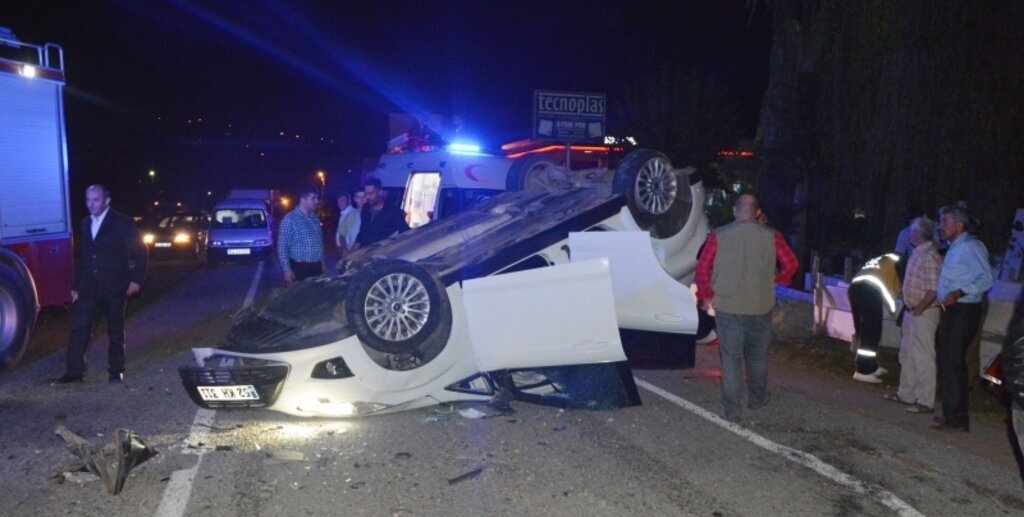 Ordu'da trafik kazası: 7 yaralı