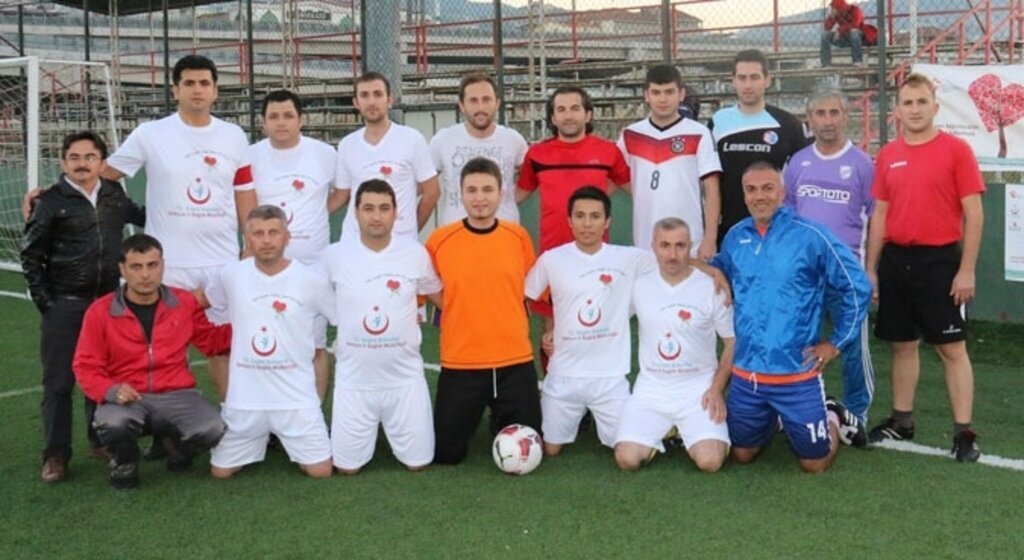 Organ bağışına dikkat çekmek için maç yaptılar