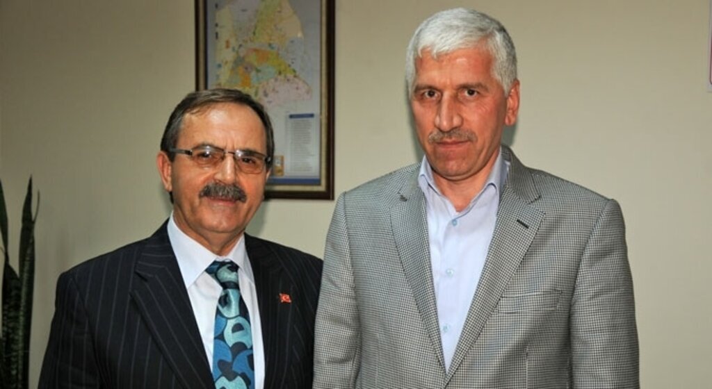 Orman Bölge Müdürü Ahmet Ceylan'dan Belediye Başkanı Şahin'e ziyaret