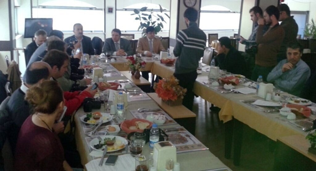 Osman Çetinkaya basın mensupları ile bir araya geldi