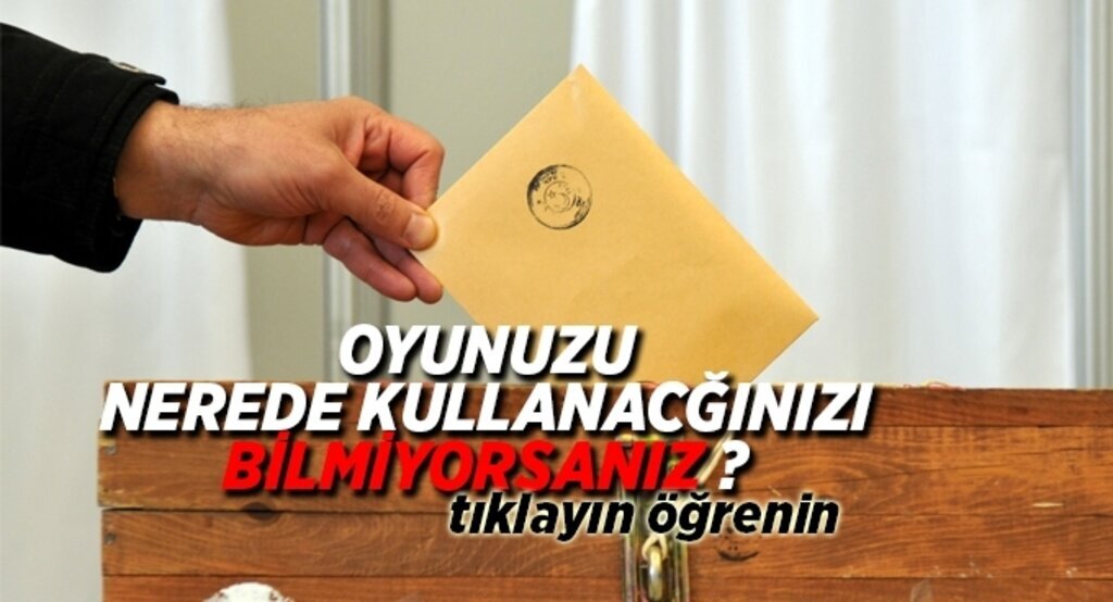 Oyumu nerde kullancağım nerden öğrenebilirim ?