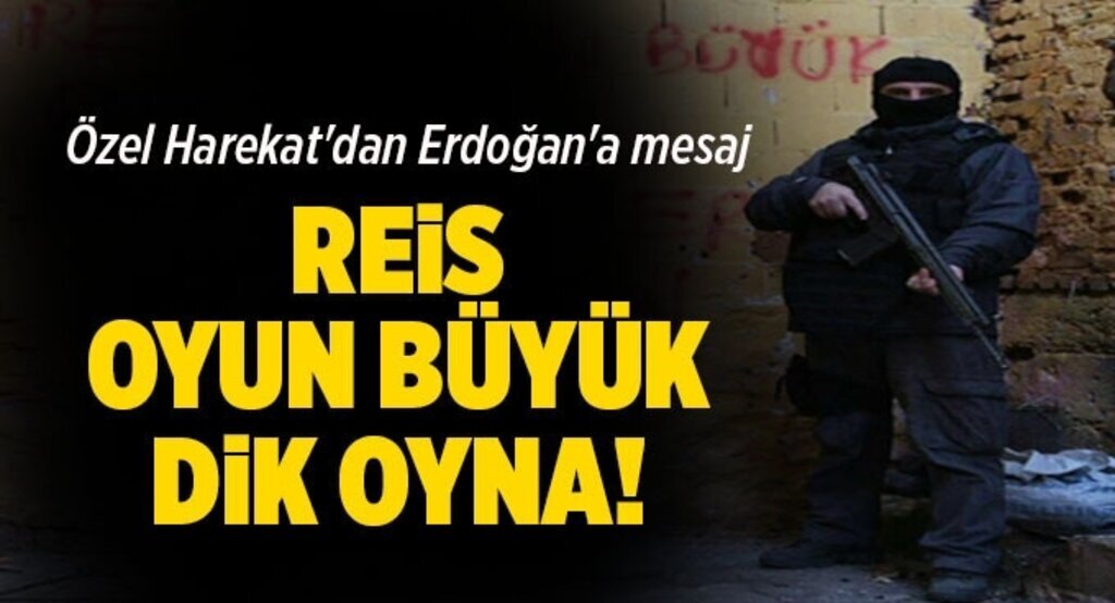 Özel Harekat'dan Cumhurbaşkanı Erdoğan'a mesaj