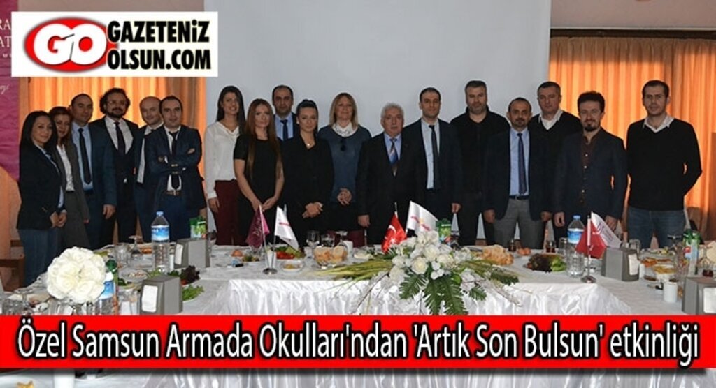 Özel Samsun Armada Okulları'ndan 'Artık Son Bulsun' etkinliği