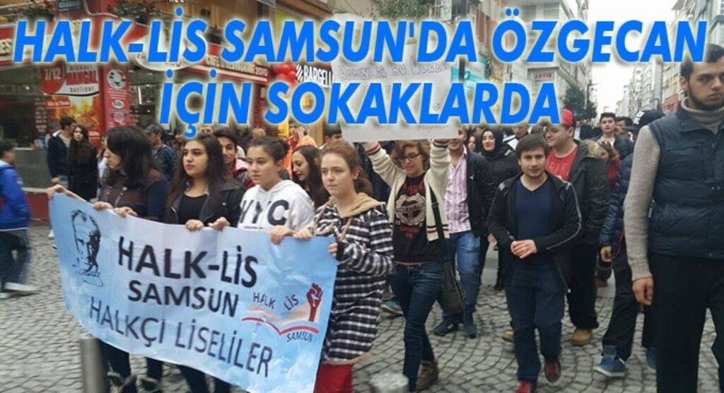 Özgecan Aslan için Samsun'dan büyük tepki