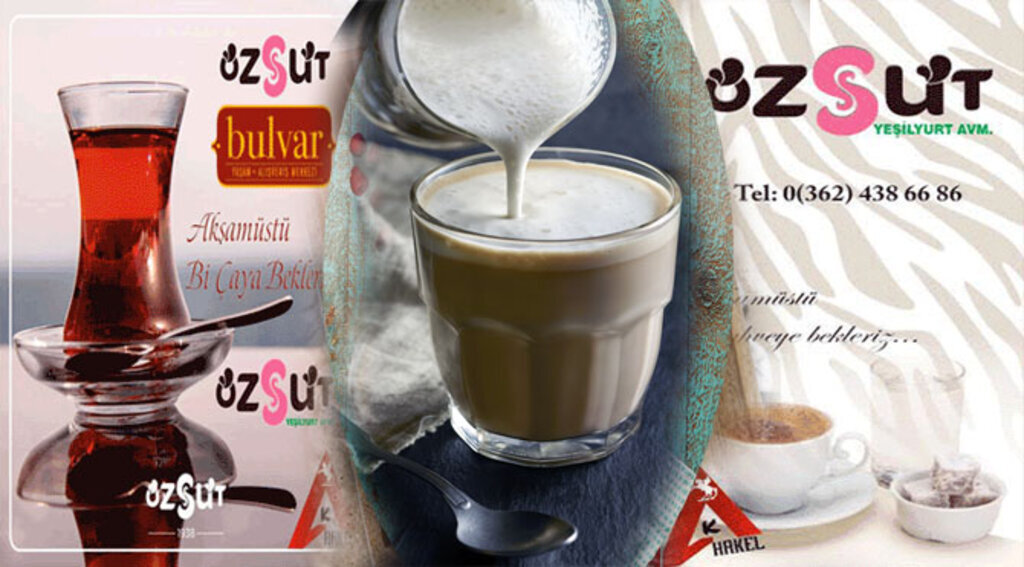 Özsüt Yeşilyurt ve Bulvar AVM'de damak tadınıza uygun kahveler