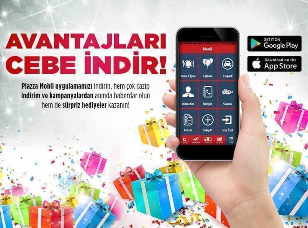 Piazza Mobil uygulaması ile avantajları cebe indirin!