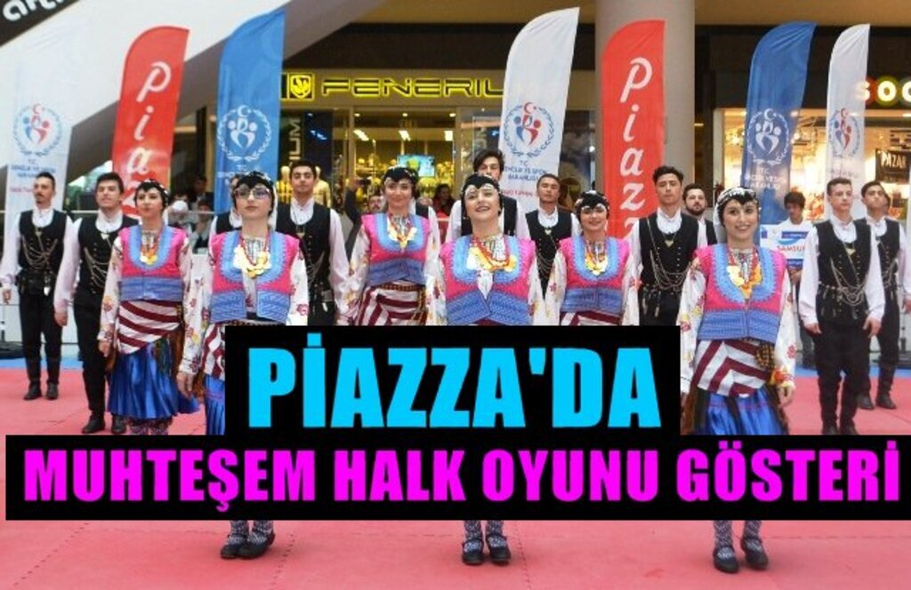 Piazza’daki Halk Oyunları Festivali Büyük İlgi Gördü
