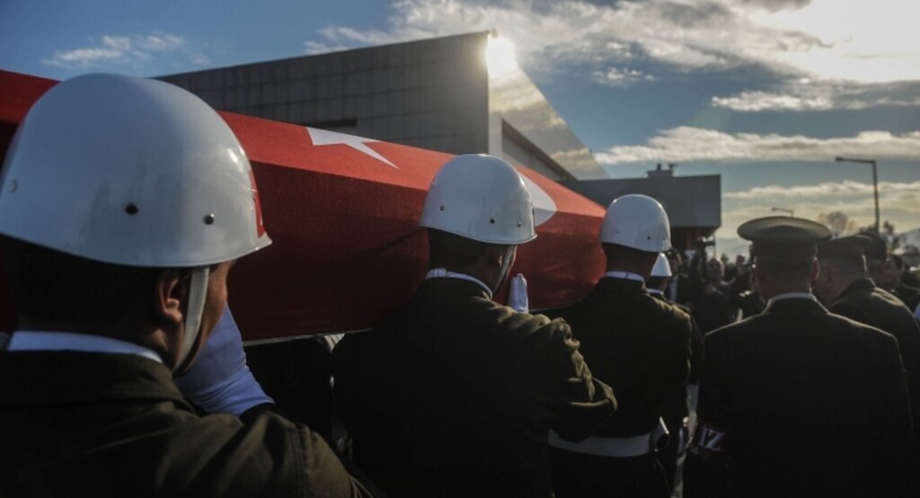 Piyade Uzman Çavuş Adem Şengül'ün cenazesi, askeri uçakla Samsun'a getirildi