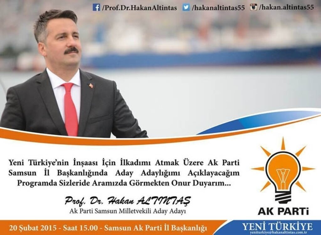 Prof.Dr. Hakan Altıntaş aday adaylığını açıklıyor