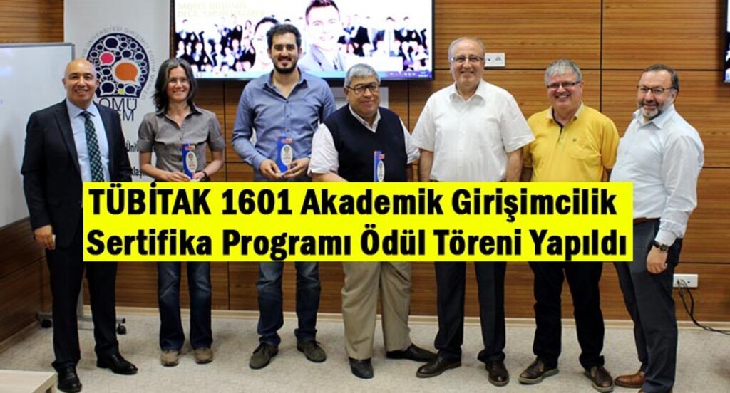 Proje pazarı sonucu dereceye girenlere ödül