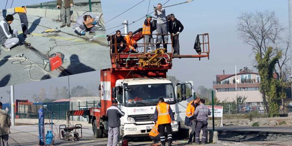 Raylı sistemin açılması için çalışmalar devam ediyor