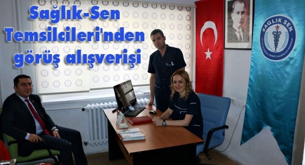 Sağlık-Sen Temsilcileri'nden görüş alışverişi