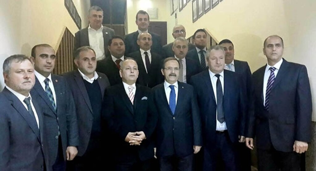 Samkon ve Sadef Başkan Şahin’i ziyaret etti