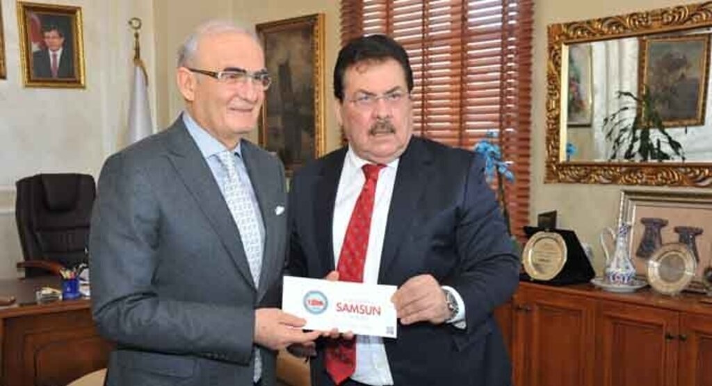 SAMKON'dan Başkan Yımaz'a ziyaret