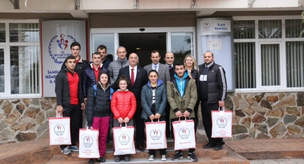 Şampiyon judoculardan Özyurt'a ziyaret