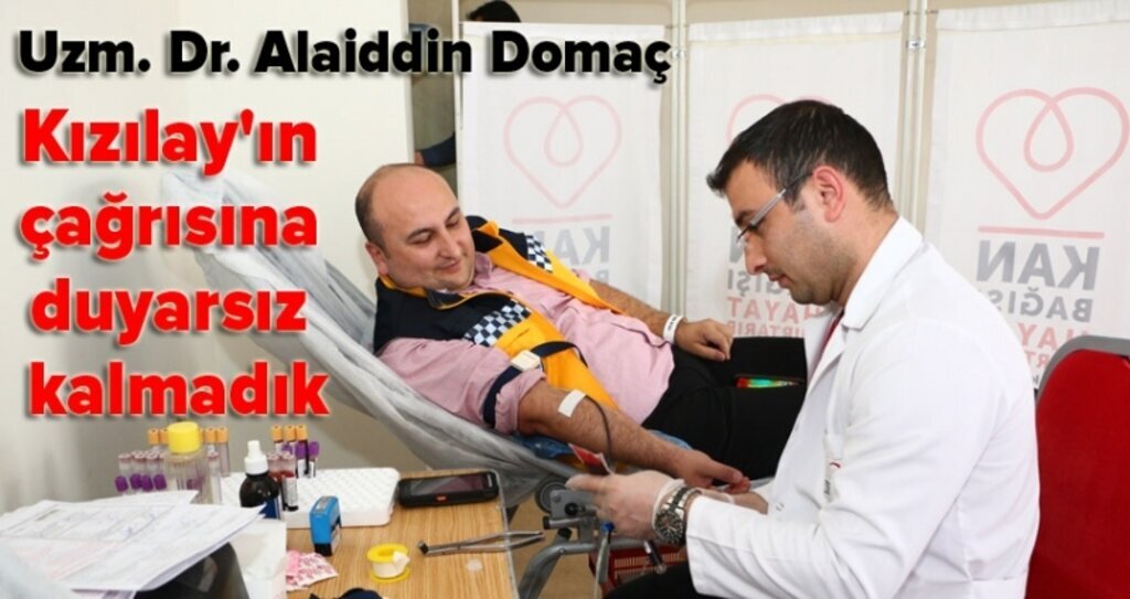 Samsun 112 çalışanlarından kan bağışı