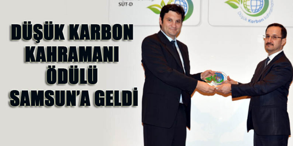 Samsun Avdan Enerji Düşük Karbon Kahramanı seçildi