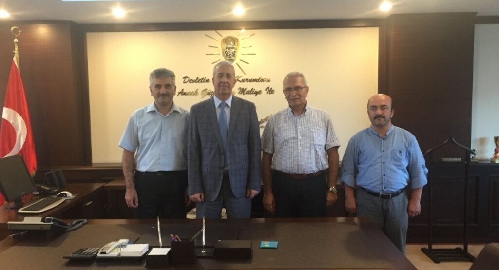 Samsun Büro Memur-Sen’den Defterdar Eraslan’a hoşgeldiniz ziyareti