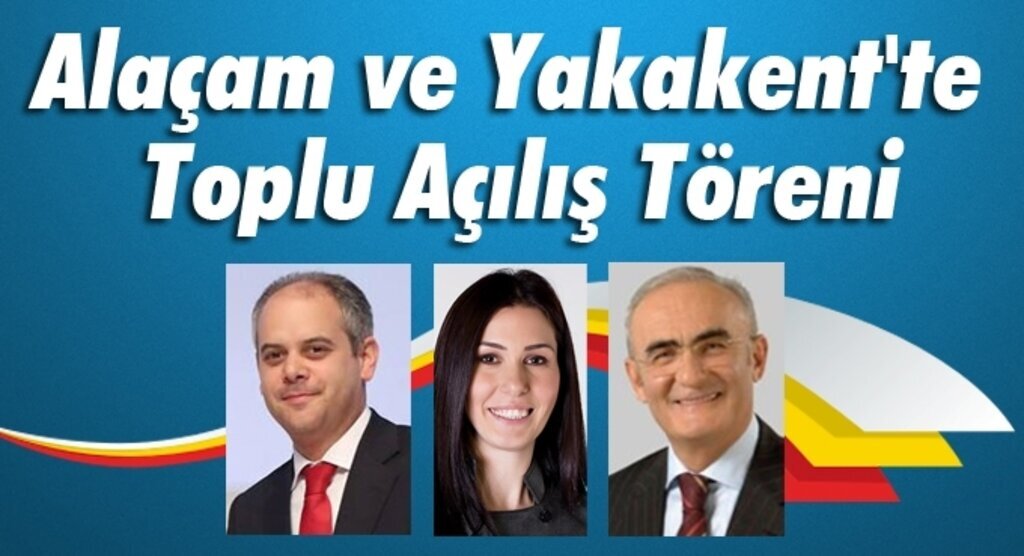 Samsun Büyükşehir Belediyesi'nden Alaçam ve Yakakent'te Toplu Açılış Töreni