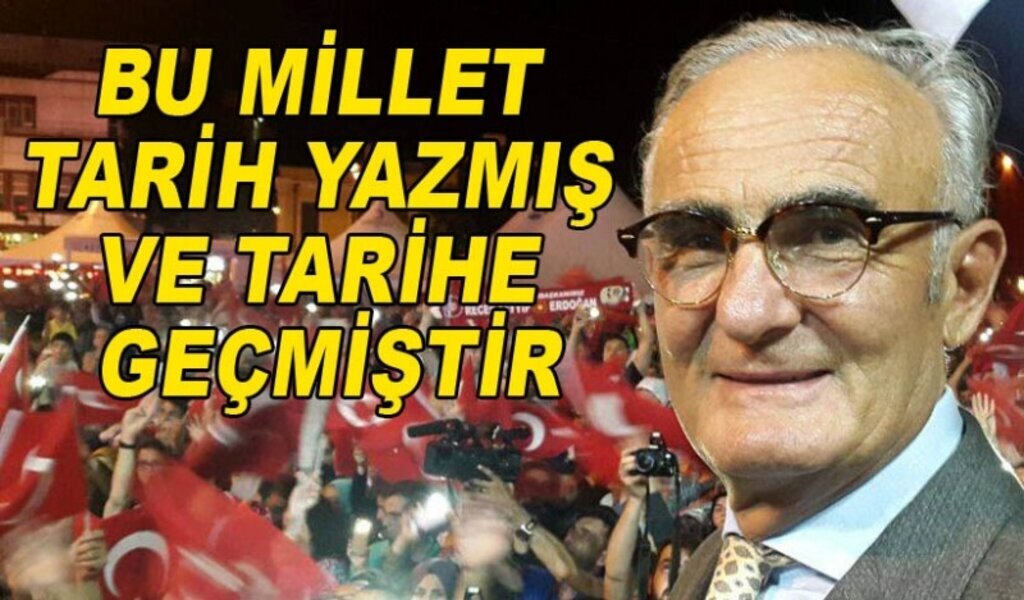 Samsun Cumhuriyet Meydanı'nda tek yürek tek bilek