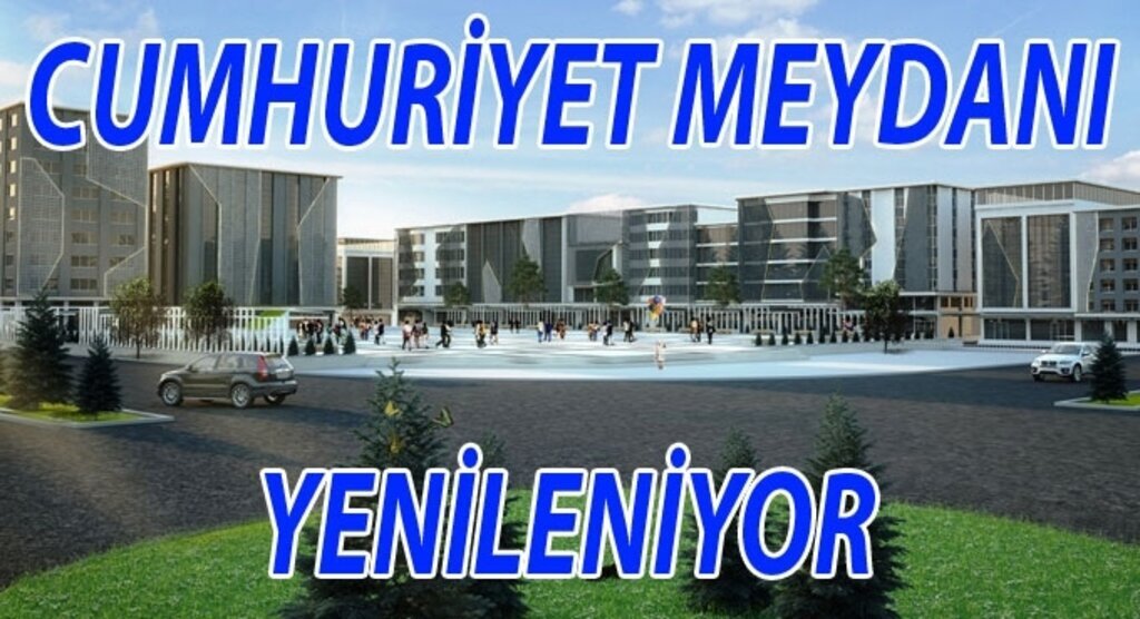 Samsun Cumhuriyet Meydanı yenileniyor
