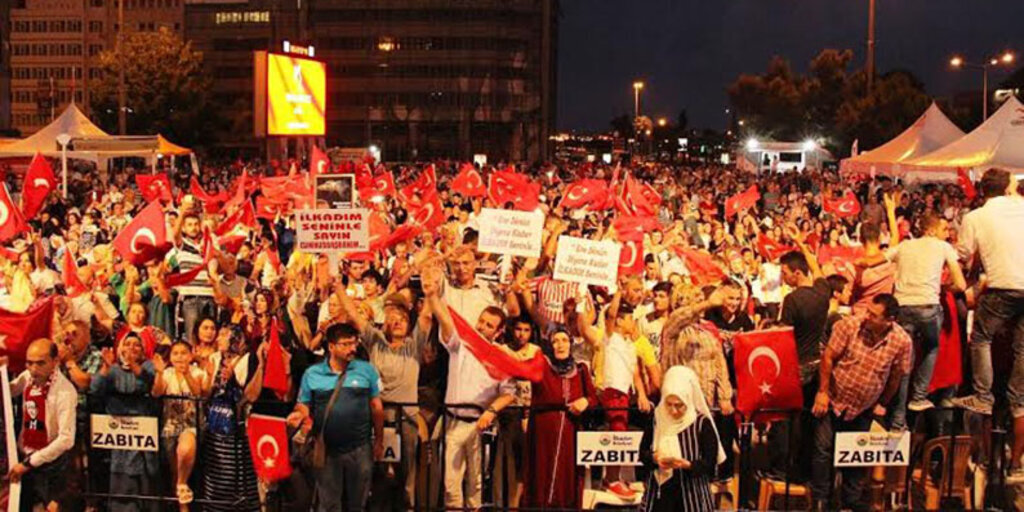 Samsun demokrasi nöbetinin 13.gününde