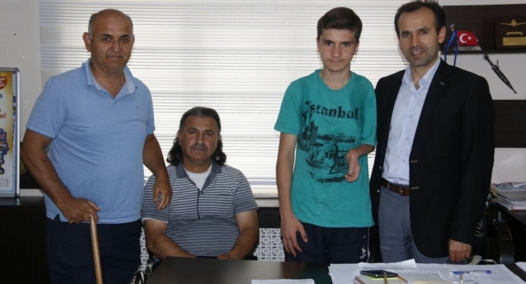 Samsun Ekspres Engelliler Gençlik ve Spor Kulübünden Demirtaş'a ziyaret