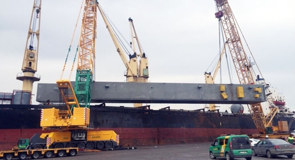 Samsun Eti Bakır İşletmeleri'ne 240 ton ağırlığında soğutucu kazan