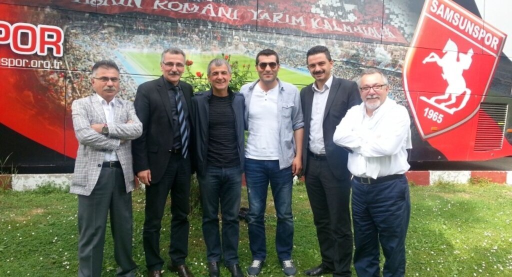 Samsun Gazeteciler Cemiyeti’nden Samsunspor’a moral ziyareti
