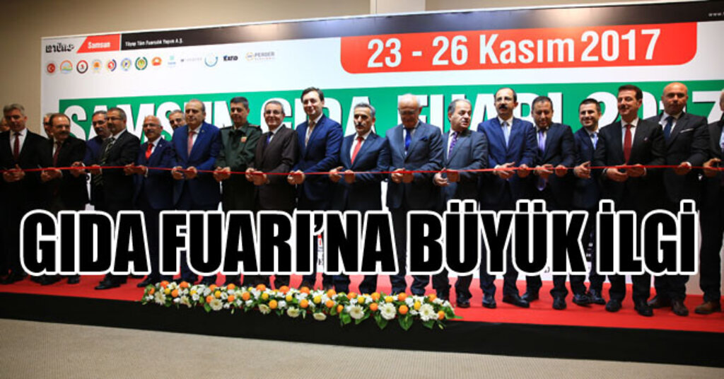 Samsun Gıda Fuarı açıldı