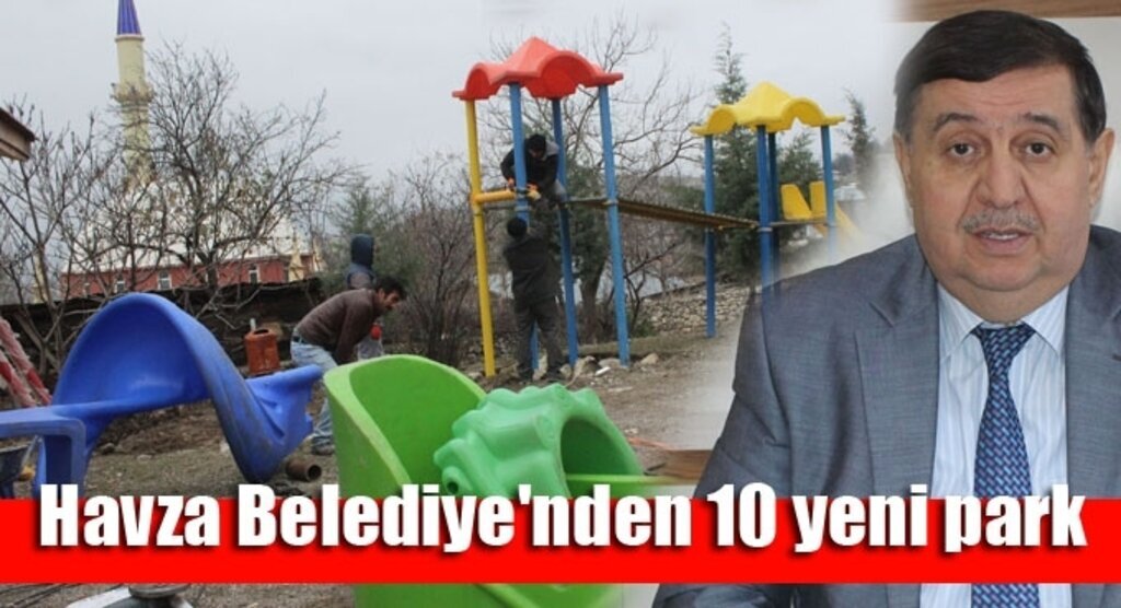 Samsun Haber - Havza Belediye'nden 10 yeni park
