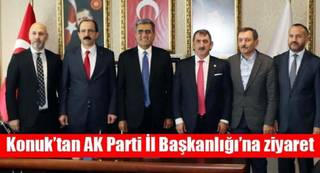 Samsun Haber - Konuk’tan AK Parti İl Başkanlığı’na ziyaret