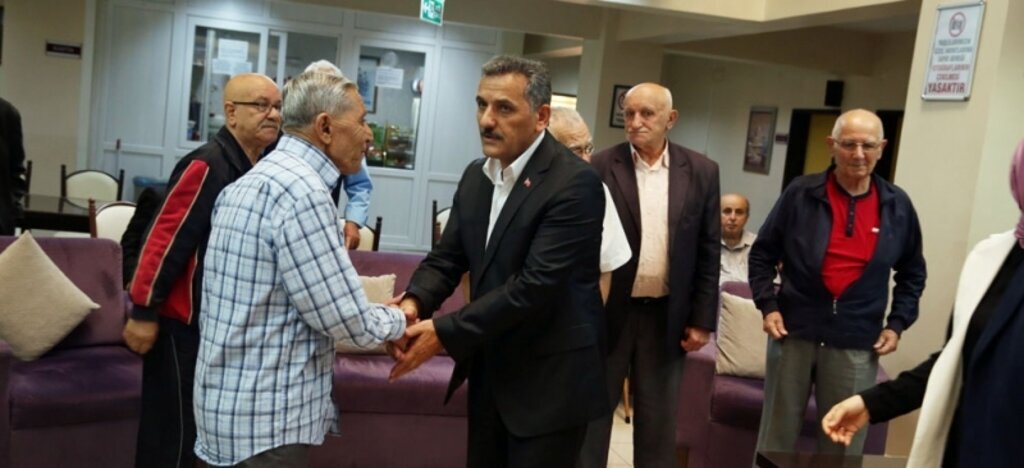 Samsun Huzurevi'nde bayramlaşma 