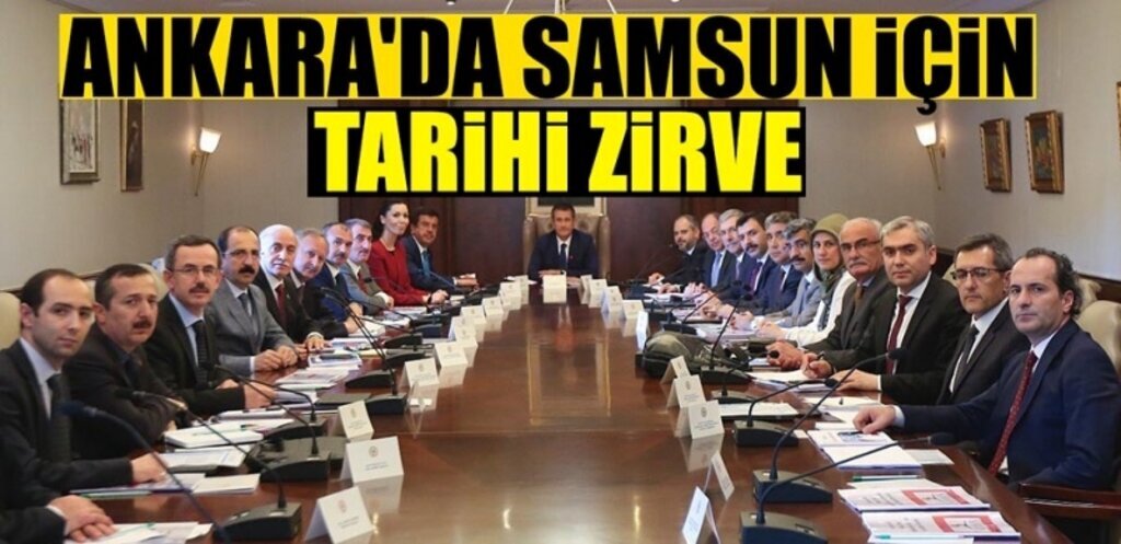 Samsun için Ankara'da bir aradalar