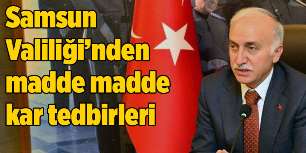 Samsun İl Afet ve Acil Durum Koordinasyon Kurulu toplantısı yapıldı