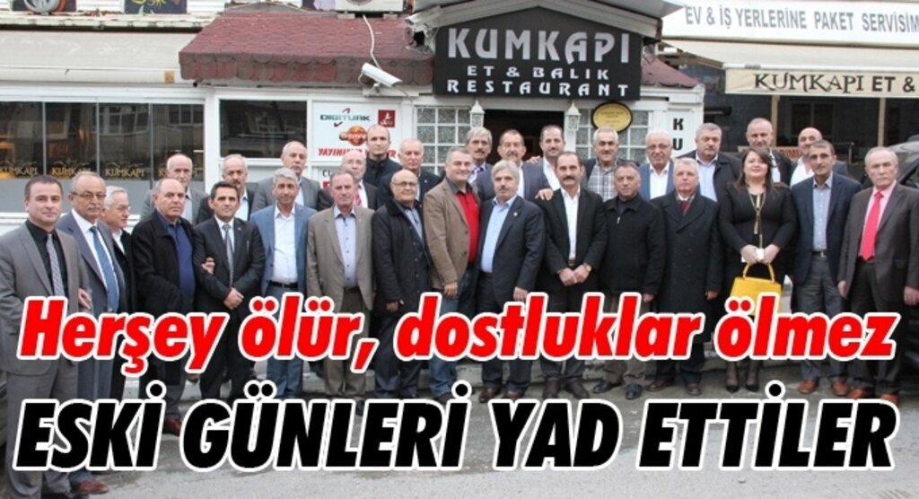 Samsun İl Genel Meclis Eski Üyeleri Yemekte Buluştu